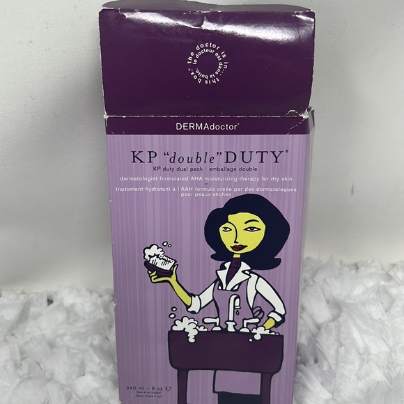 DERMAdoctor KP 'Double' Duty Duo Moisturizing Therapy Pack In Open Box 4 oz X 2 - Picture 6 of 10